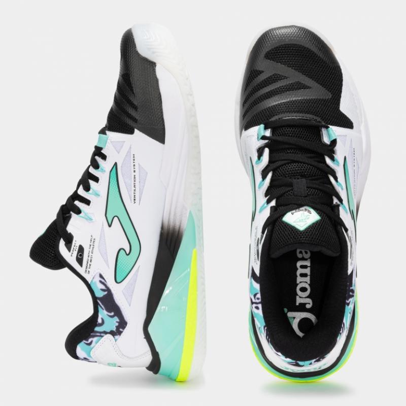 ZAPATILLAS JOMA SPIN MEN 2542 BLANCO TURQUESA