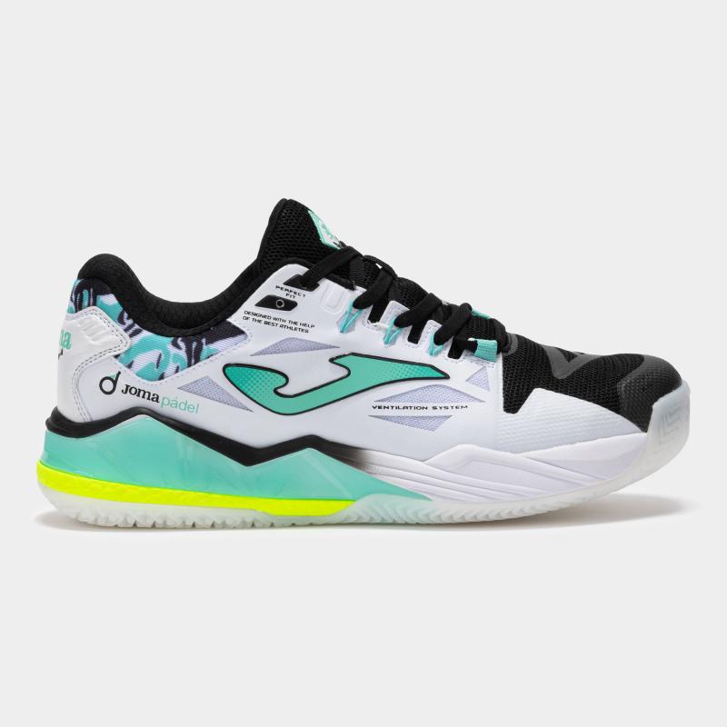 ZAPATILLAS JOMA SPIN MEN 2542 BLANCO TURQUESA