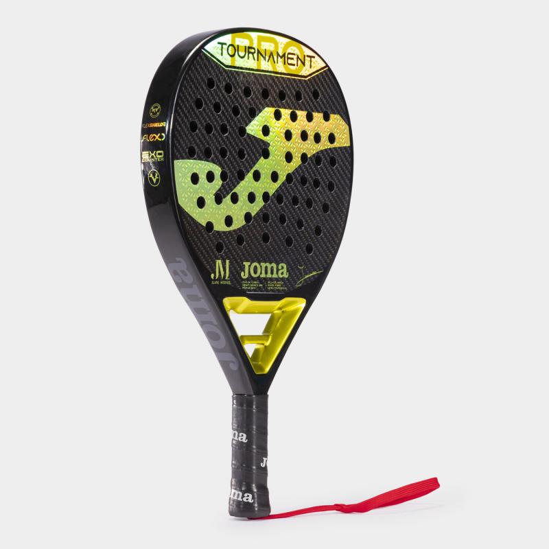 Pala de pádel Tournament JUANI MIERES negro amarillo
