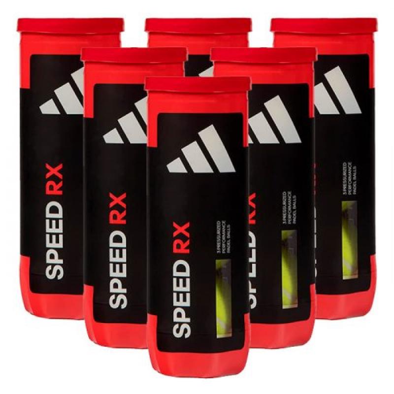 PACK 6 BOTE DE PELOTAS ADIDAS PADEL SPEED RX