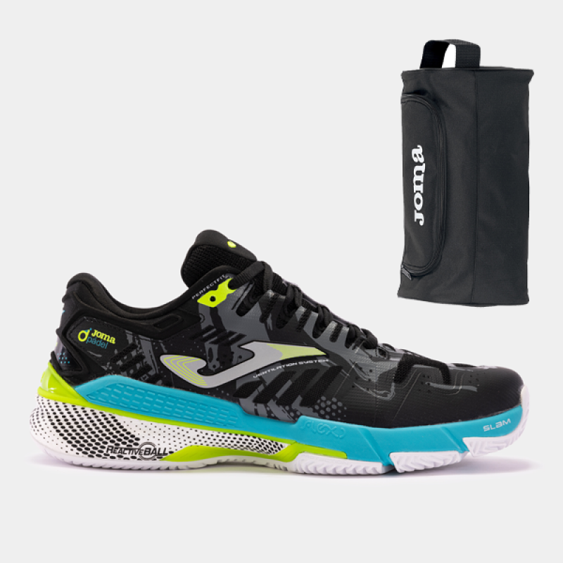 ZAPATILLAS JOMA SLAM MEN 2401 NEGRO AZUL